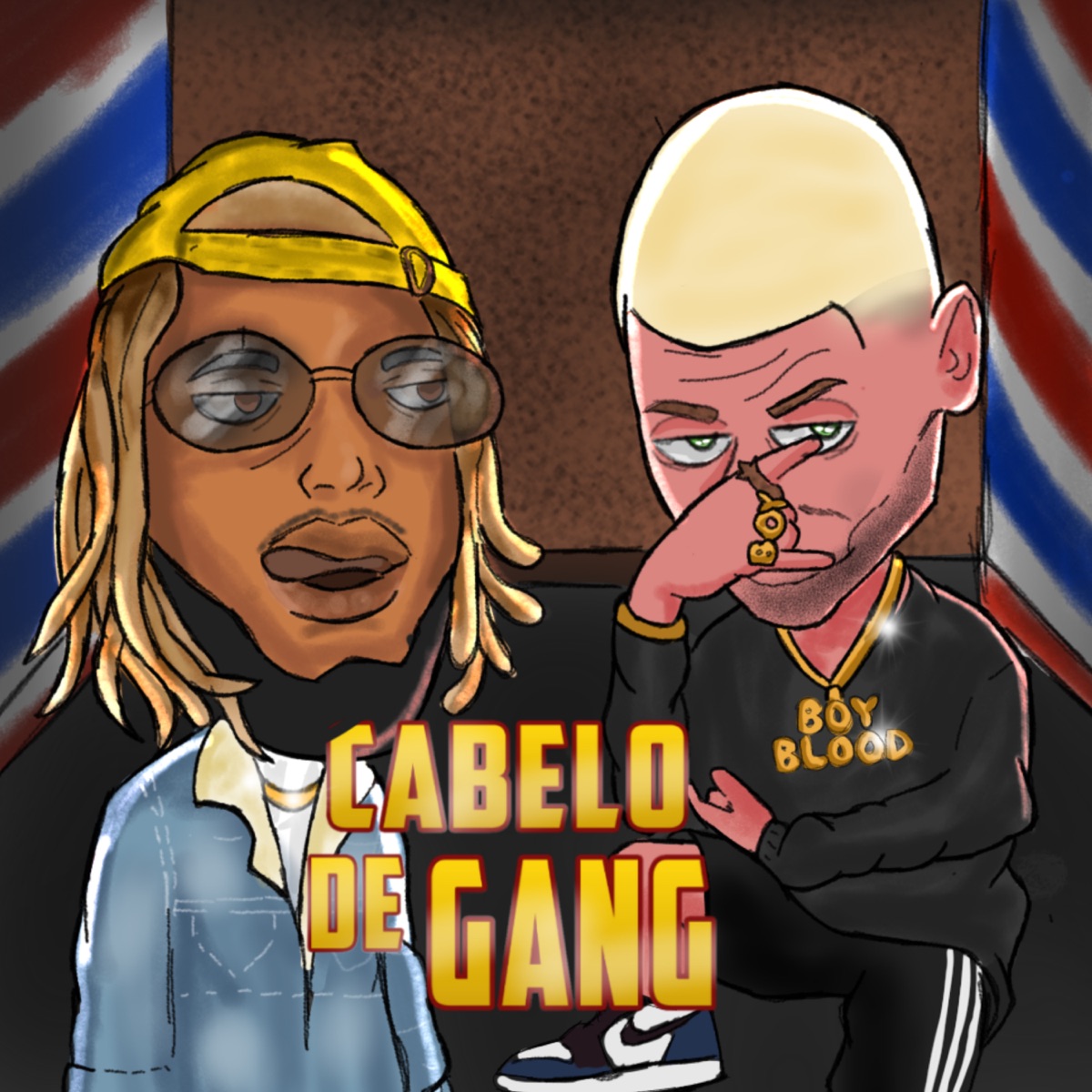 Cabelo de Gang (feat. Don Wizzi) - Single by Boy Blood album cover