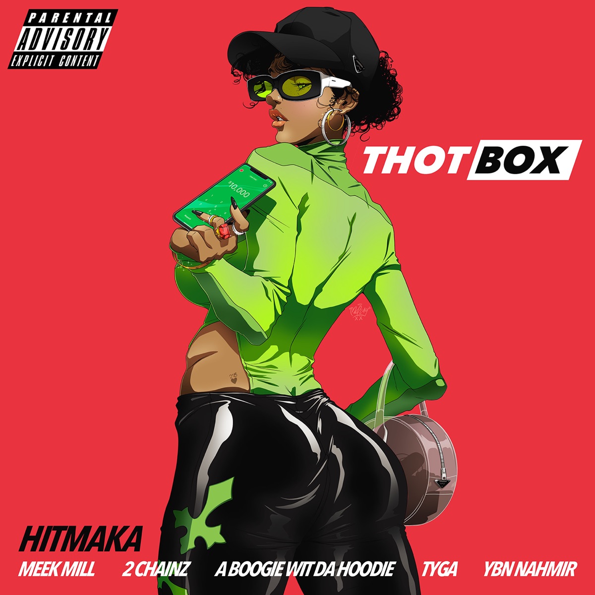 Thot Box (feat. Meek Mill, 2 Chainz, YBN Nahmir, A Boogie wit da Hoodie & Tyga) - Single by Hitmaka album cover artwork