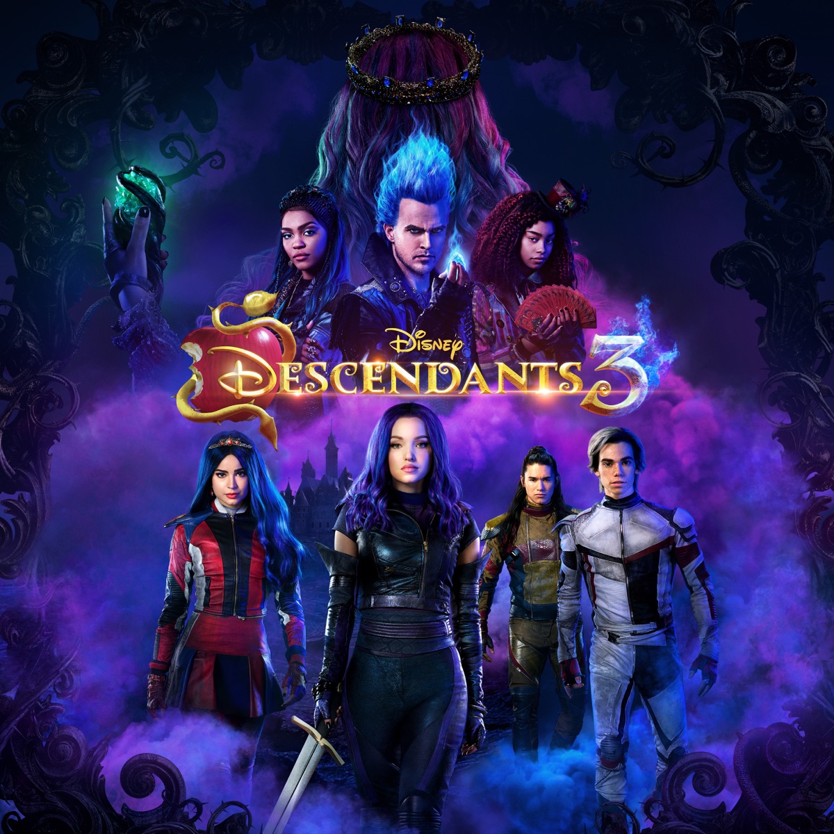 Descendants 3 (Original TV Movie Soundtrack) by Dove Cameron, Sofia Carson, China Anne McClain & Descendants – Cast album cover