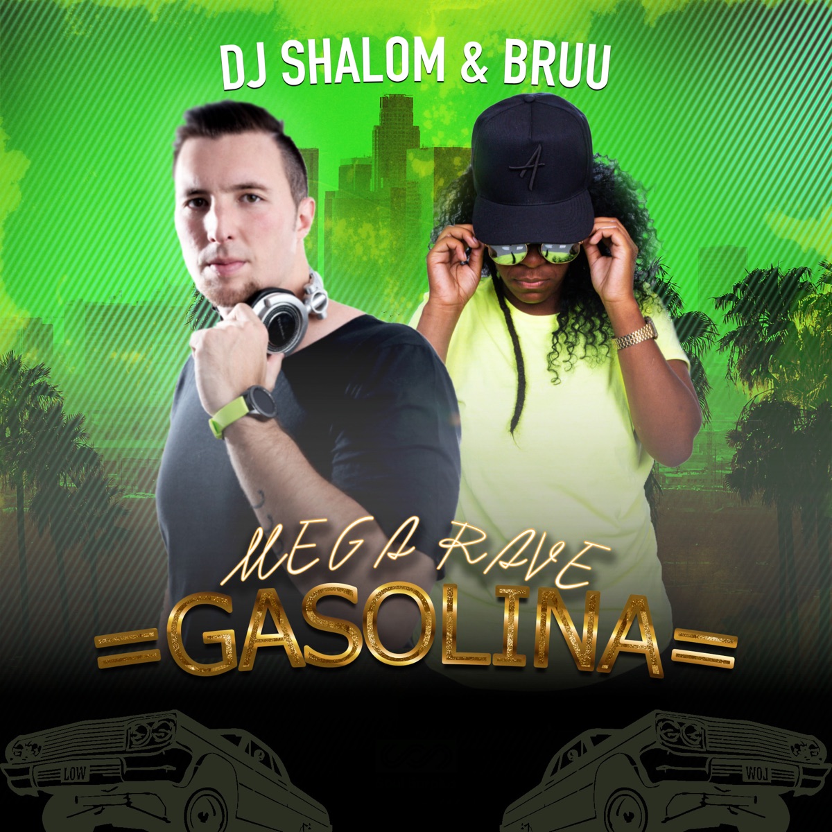 Mega Rave Gasolina - Single by DJ Shalom & Bruu album cover