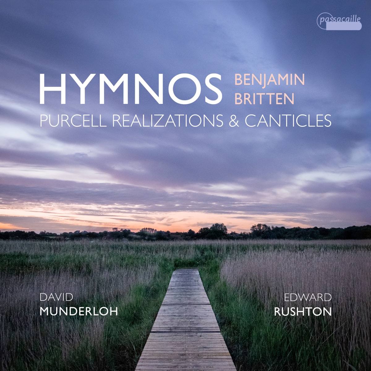 Hymnos: Purcell Realizations and Canticles by Benjamin Britten by Edward Rushton & David Munderloh album cover