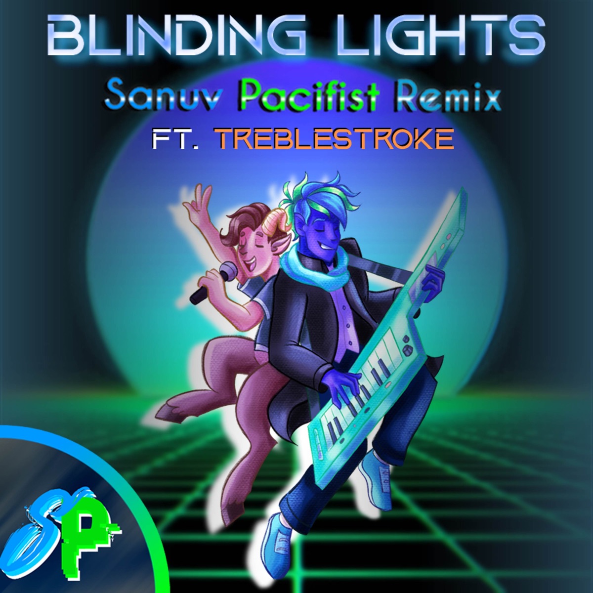Blinding Lights (feat. Treble Stroke) [Remix Cover] - Single by Sanuv Pacifist album cover