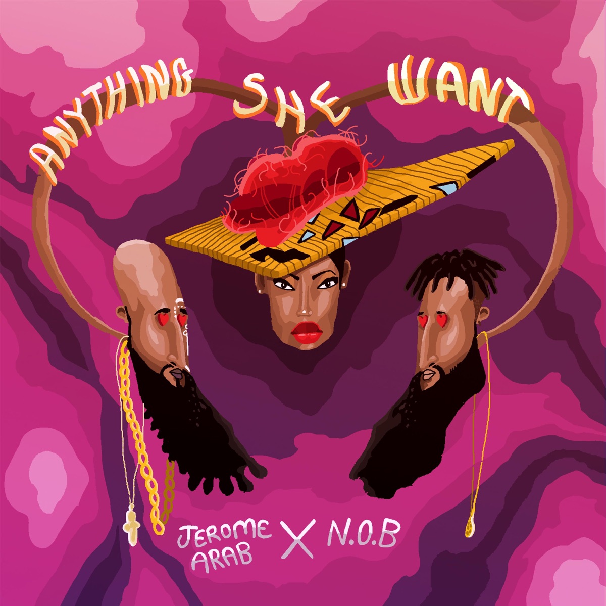 Anything She Want (N.O.B) - Single by Jerome Arab album cover