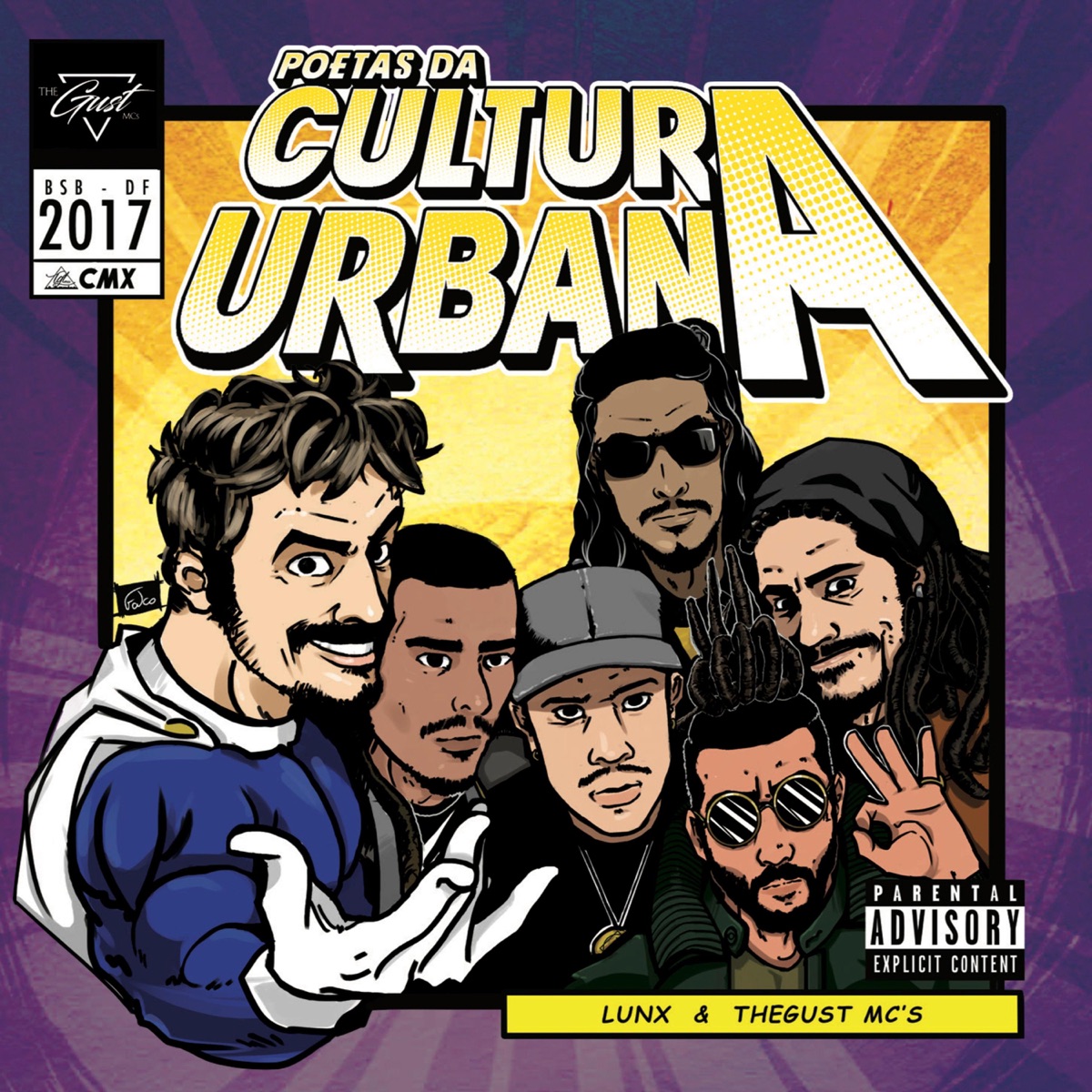 Poetas Da Cultura Urbana by Lunx & Thegust Mc's album cover
