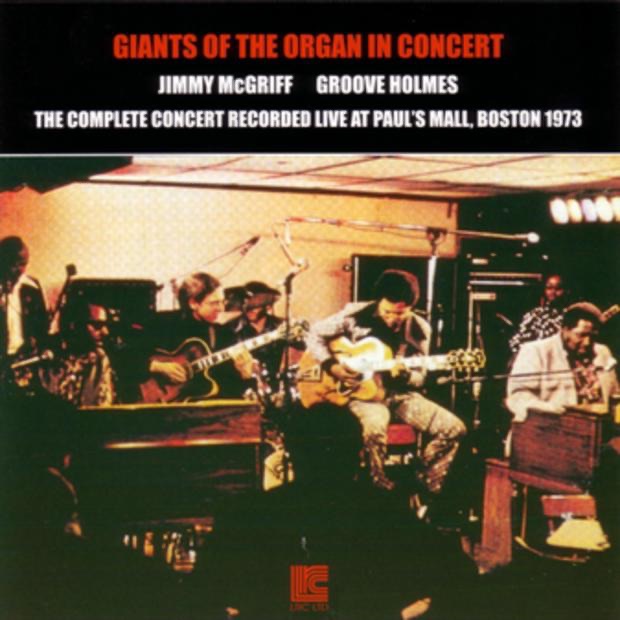 Giants of the Organ In Concert by Groove Holmes & Jimmy McGriff album cover