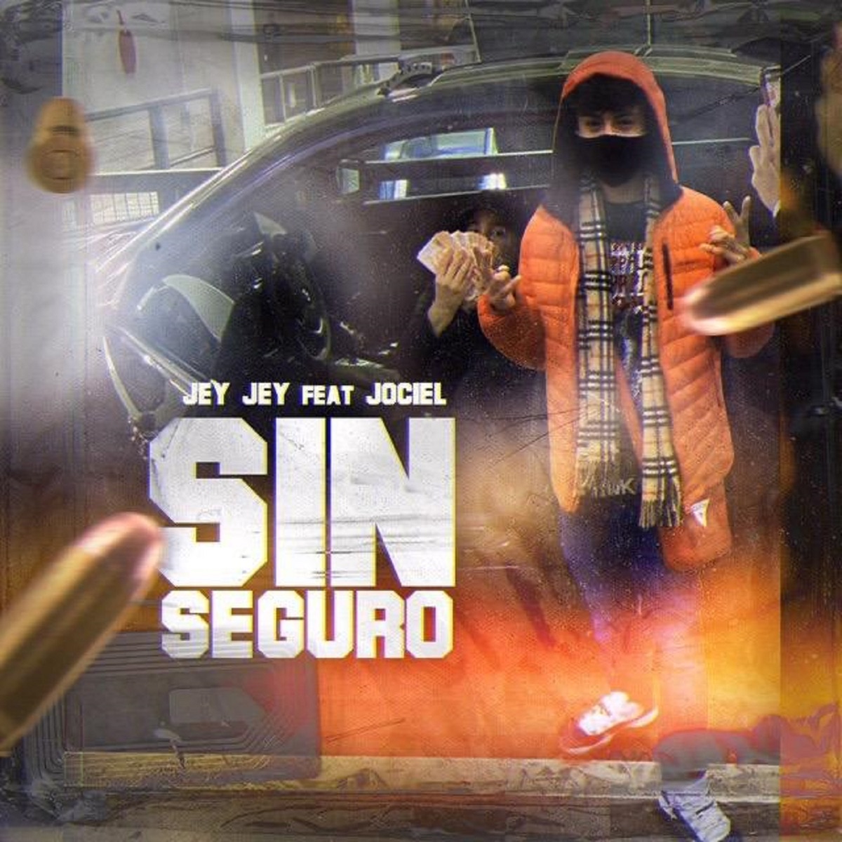 Sin Seguro (feat. Jociel) - Single by Jey Jey album cover