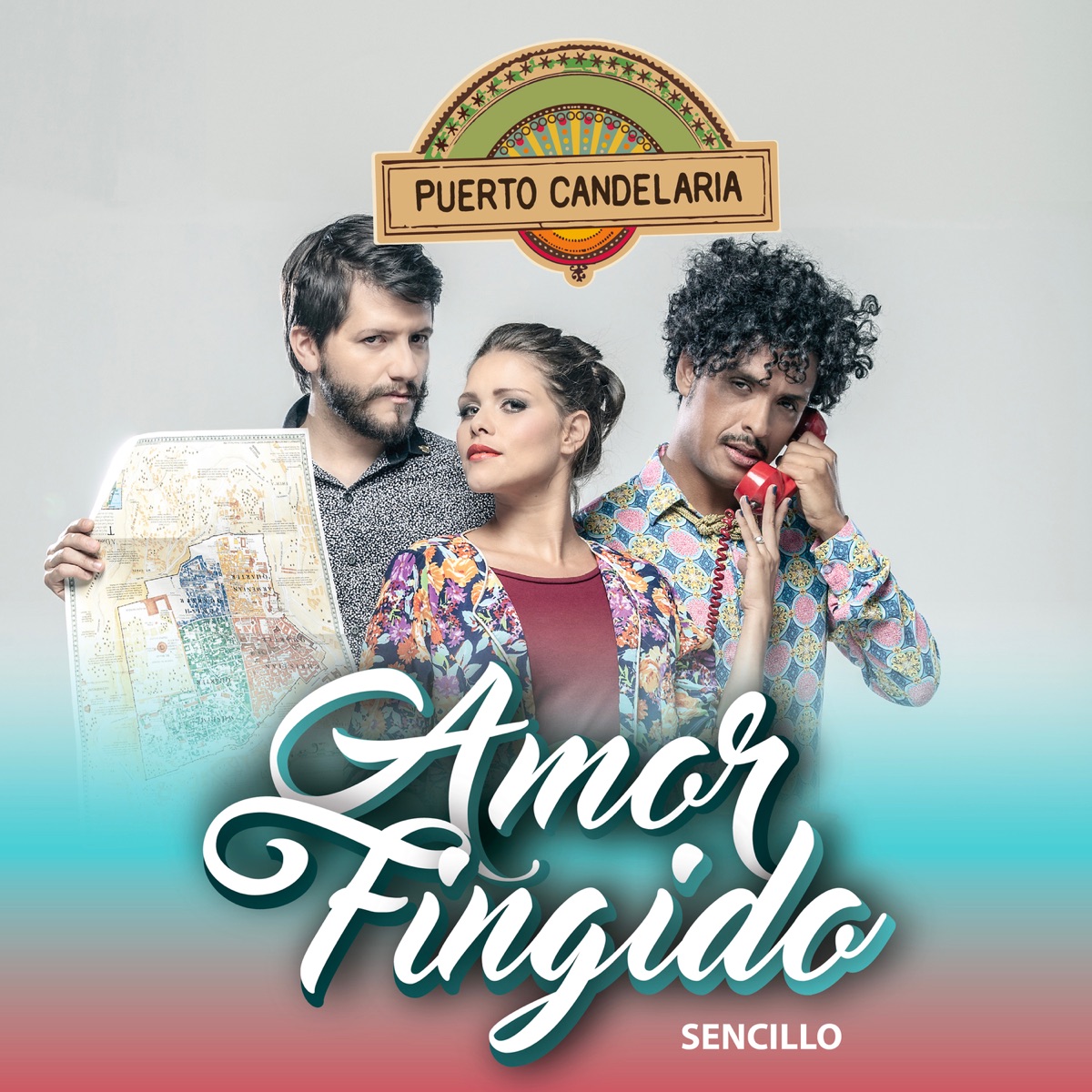 Amor Fingido - Single by PuertoCandelaria album cover