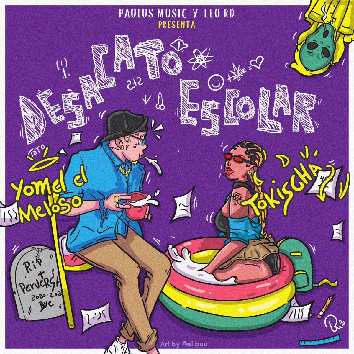 Desacato Escolar - Single by Tokischa, Yomel El Meloso & Leo RD album cover