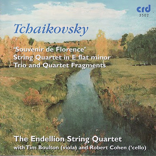 Tchaikovsky: Souvenir de Florence & String Quartet in E Flat Minor by Robert Cohen, The Endellion String Quartet & Tim Boulton album cover
