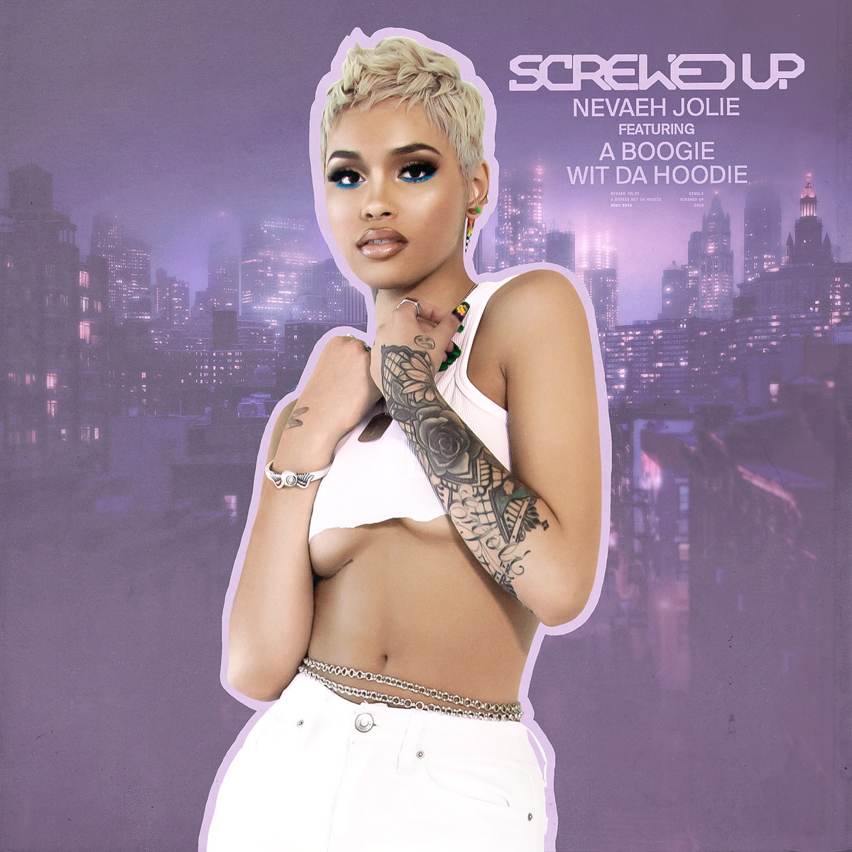 Screwed Up (feat. A Boogie wit da Hoodie) - Single by Nevaeh Jolie album cover