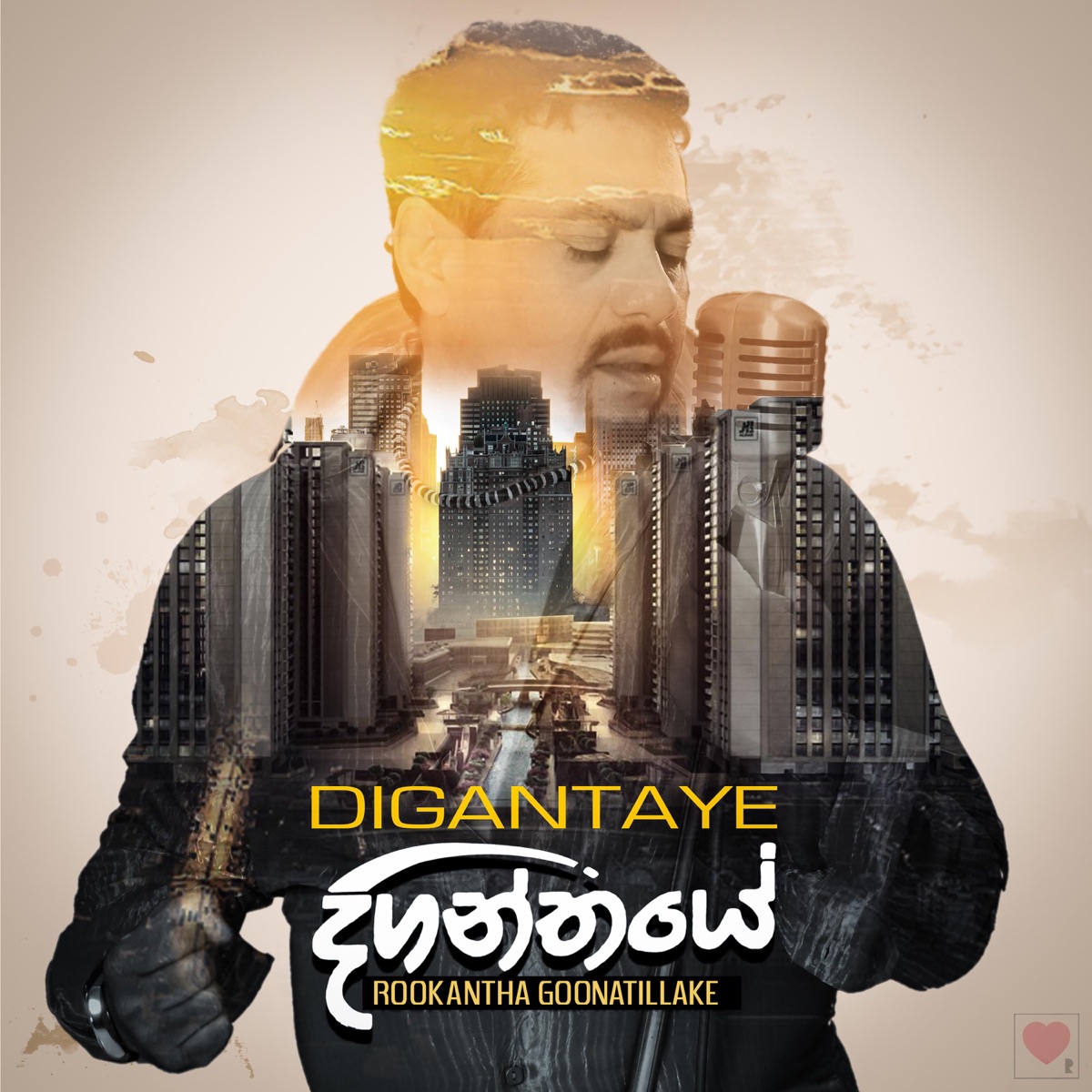 Digantaye by Rookantha Goonatillake album cover