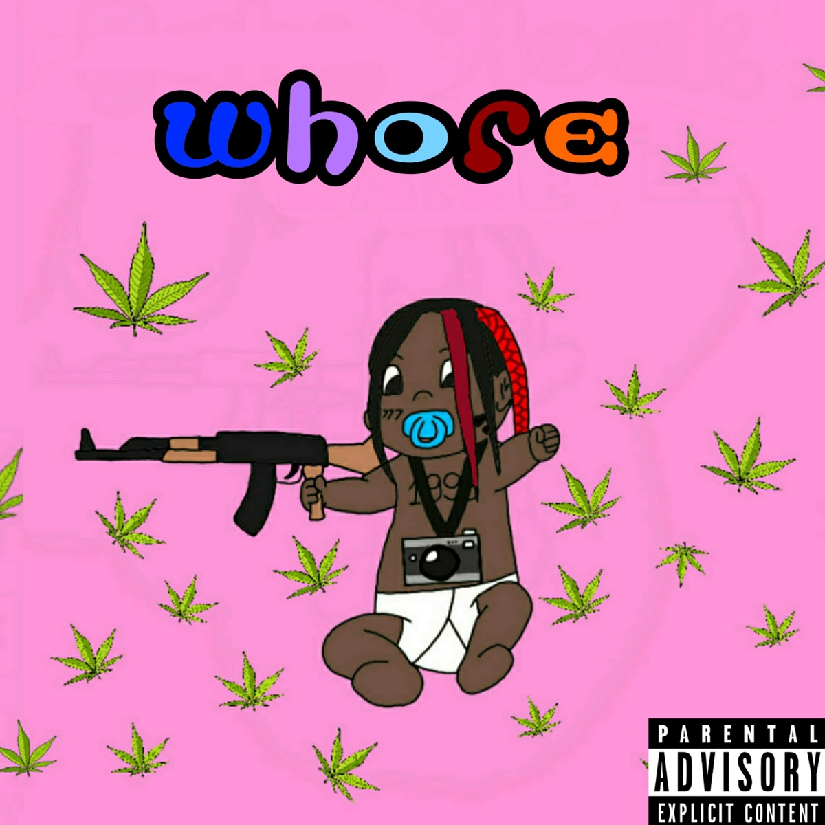 Whore (feat. WEL SMFÉ, PH$7, Pdrin & Kabeh) - Single by Glockdi album cover