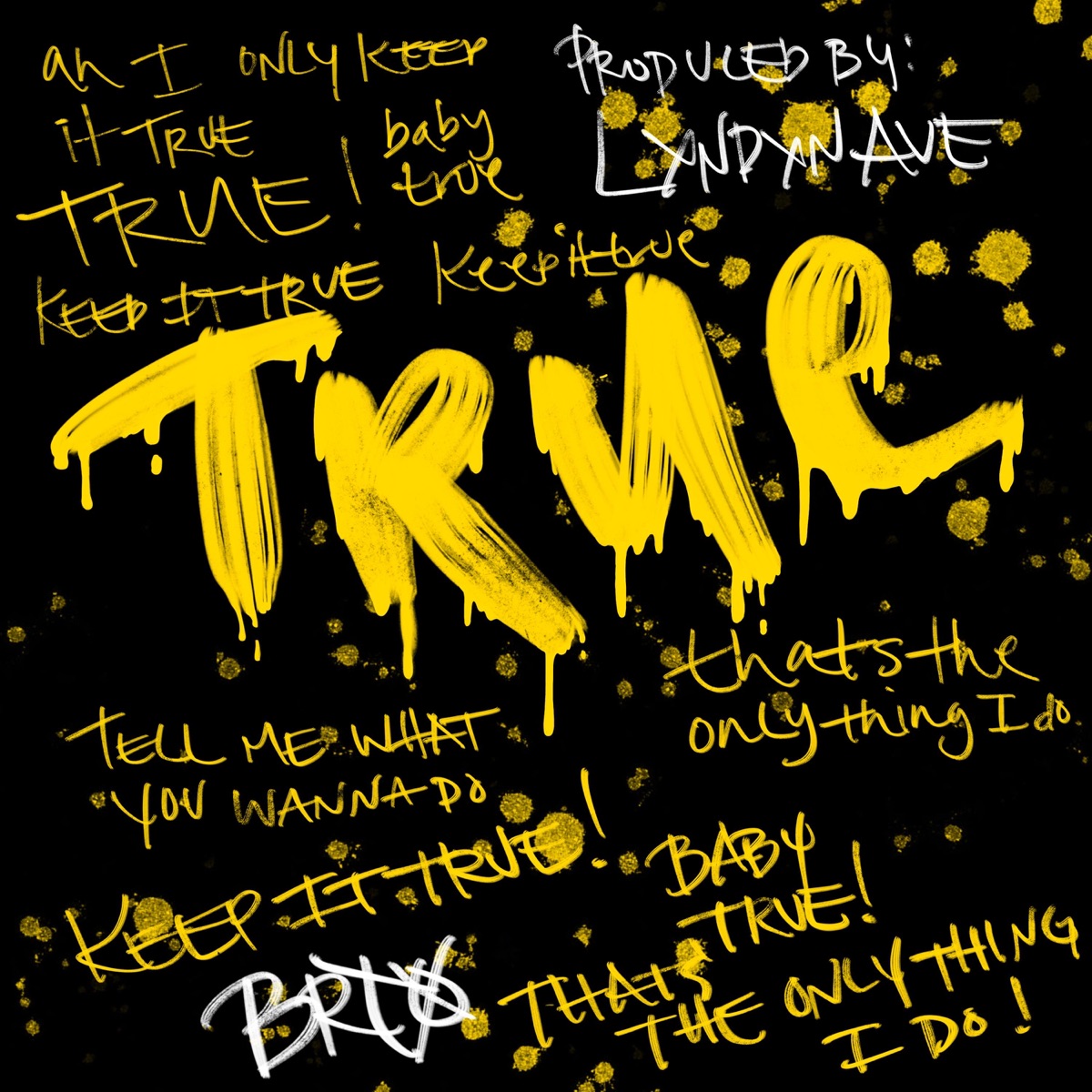 True - Single by Brto album cover