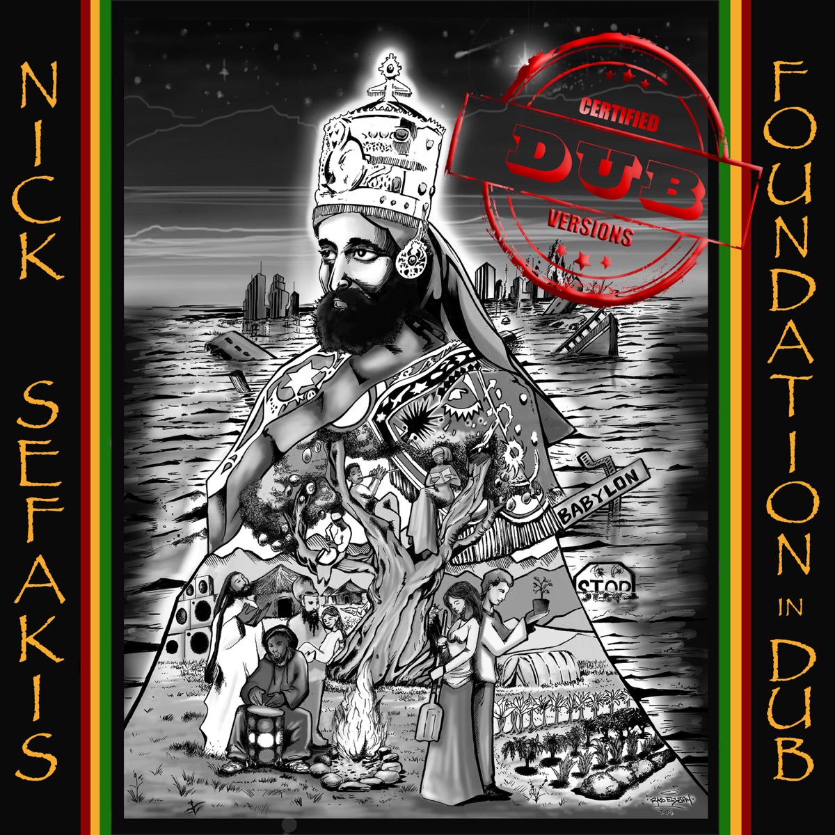 Foundation in Dub by Nick Sefakis album cover