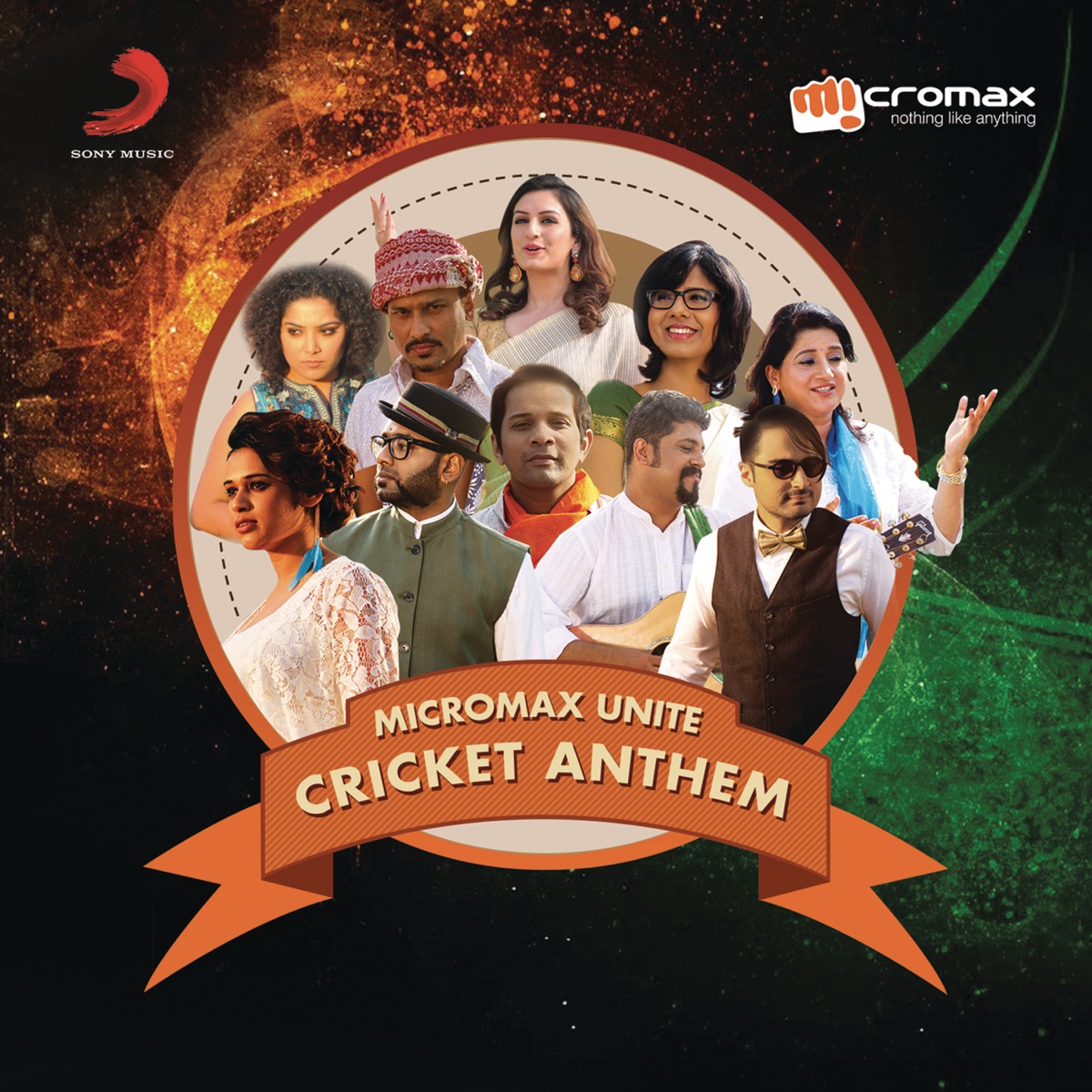 Micromax Unite Cricket Anthem - Single by Benny Dayal, Hari & Sukhmani, Akriti Kakar, Karthik, Shalmali Kholgade, Zubeen Garg, Raghu Dixit, Kavita Seth & Shakthisree Gopalan album cover