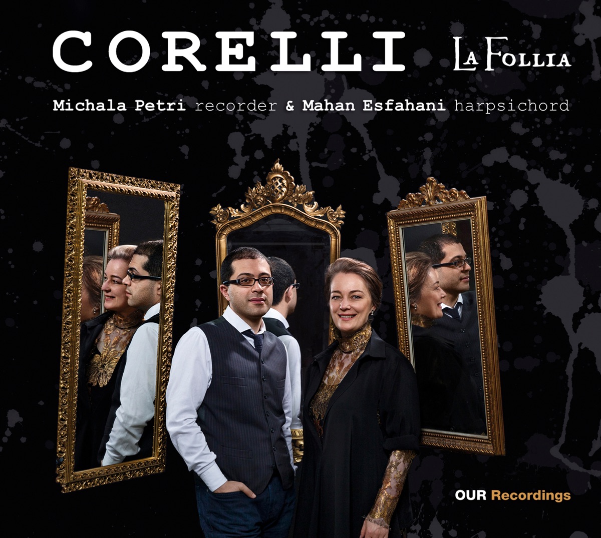 Corelli: La follia by Michala Petri & Mahan Esfahani album cover