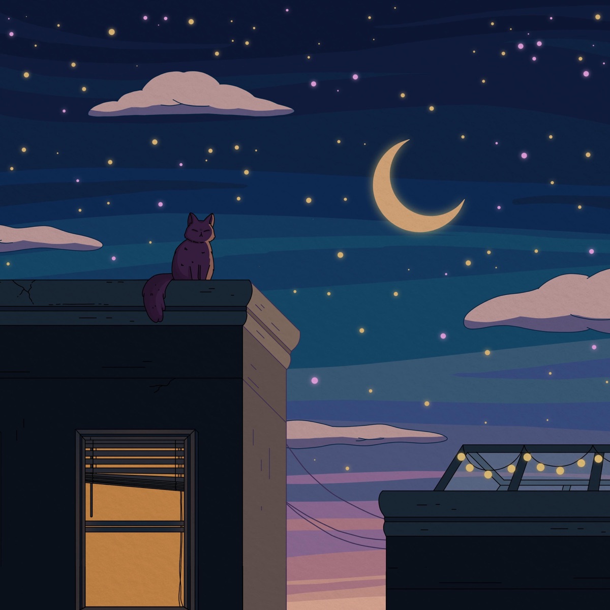 City Nights by Purrple Cat album cover