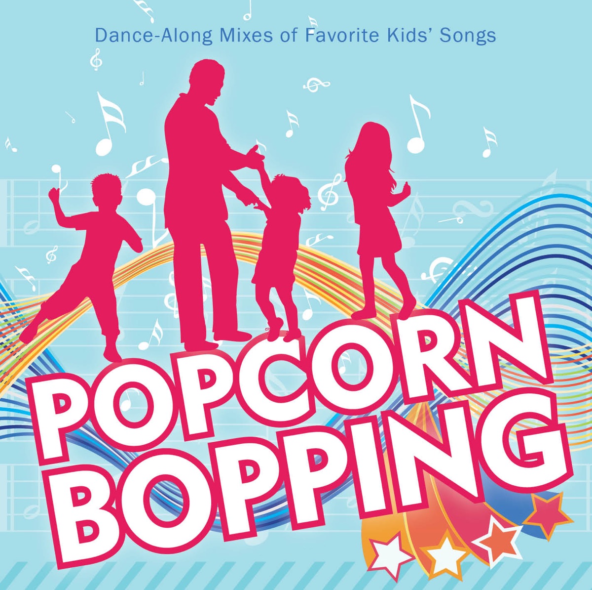Popcorn Bopping: Dance-Along Mixes of Favorite Kids' Songs by Children's Choir album cover