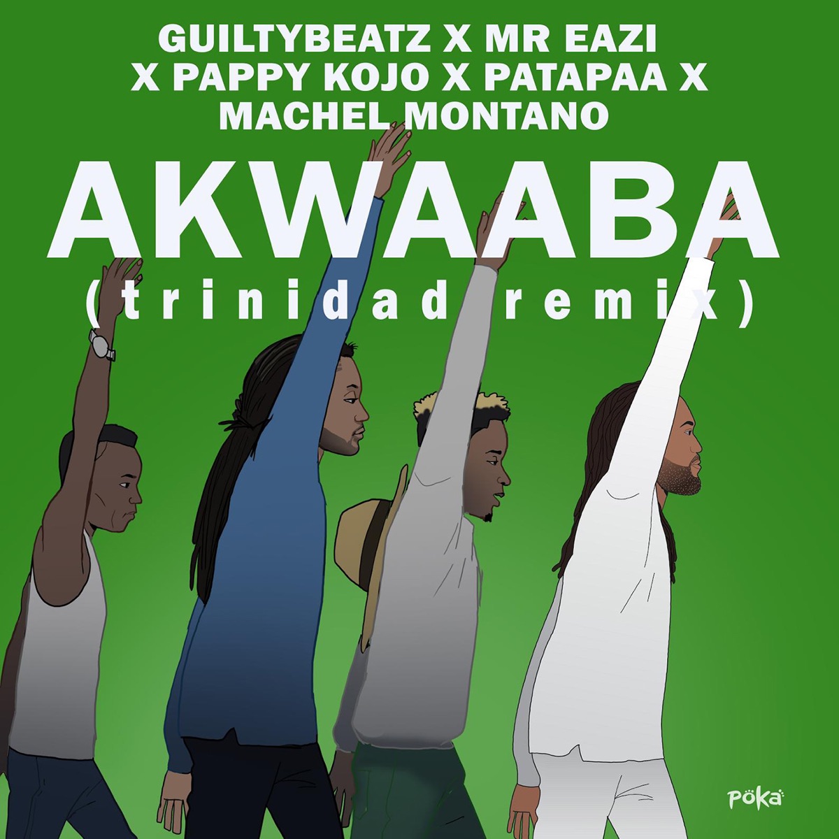 AKWAABA (Trinidad Remix) [feat. Patapaa, Pappy Kojo & Mr Eazi] - Single by Machel Montano & GuiltyBeatz album cover