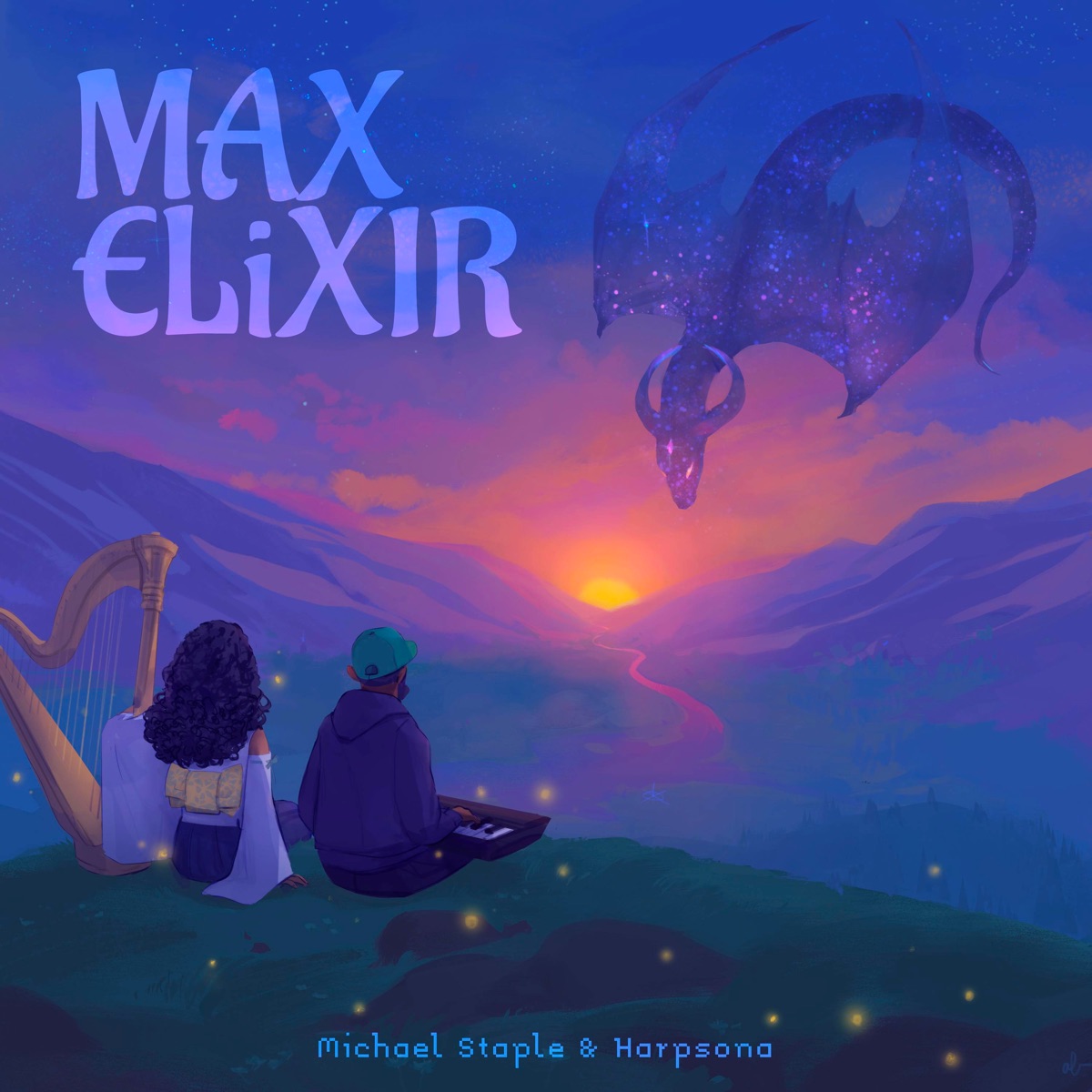 Max Elixir (feat. Harpsona) - EP by Michael Staple album cover