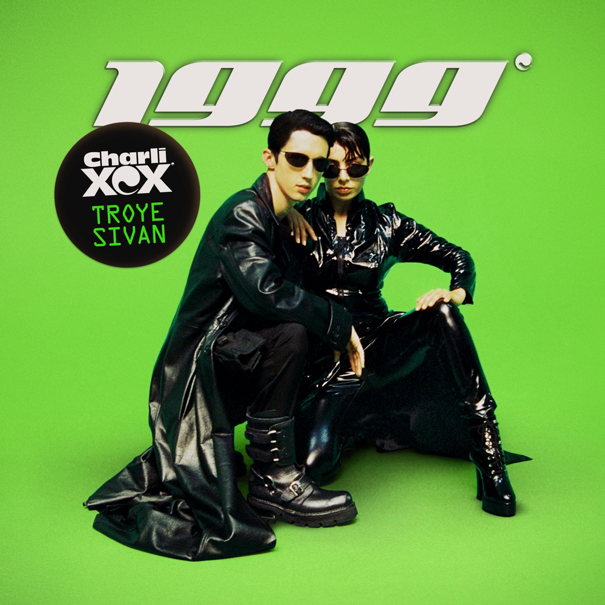 1999 (The Knocks Remix) - Single by Charli xcx & Troye Sivan album cover artwork