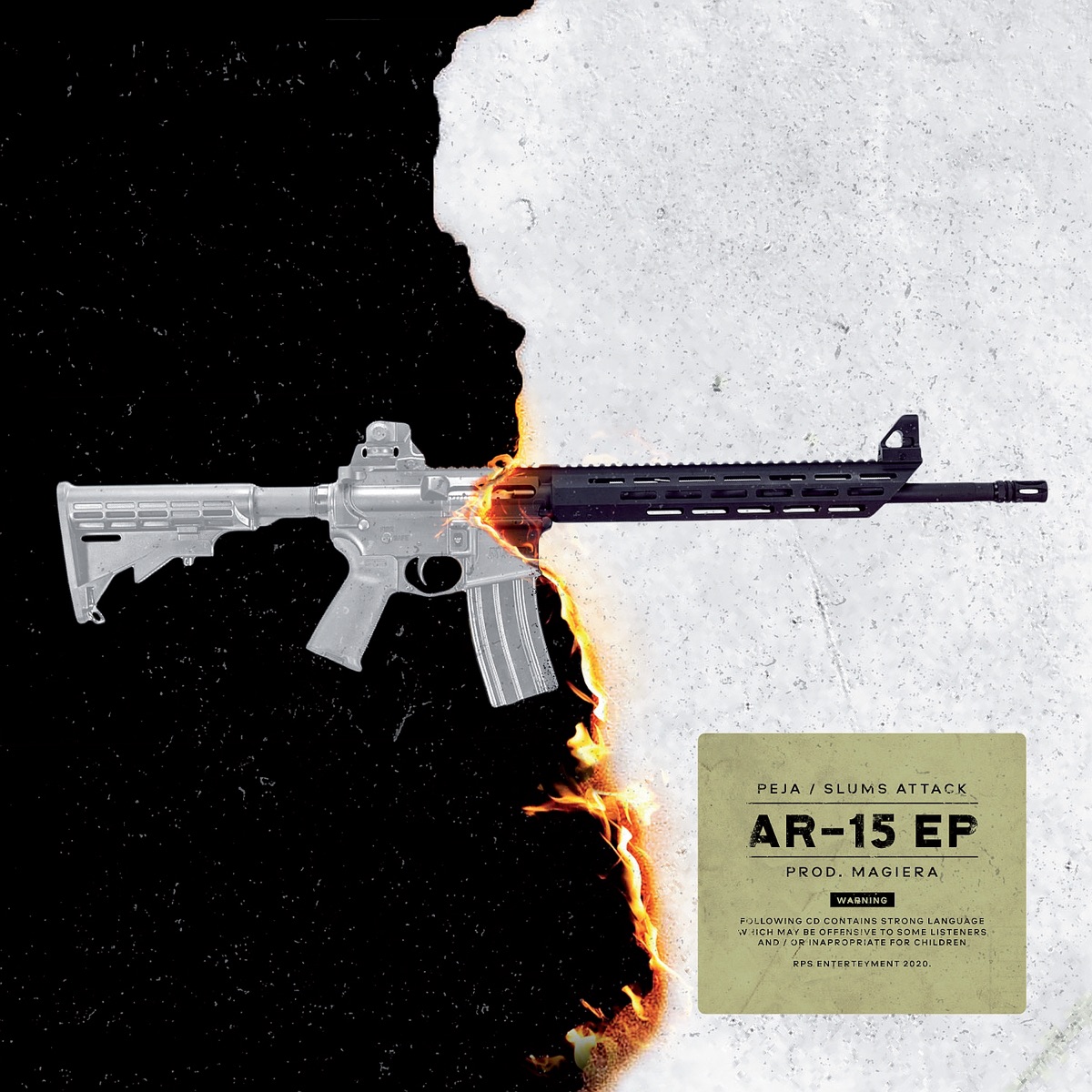 Ar-15 EP by Peja, Slums Attack & Magiera album cover
