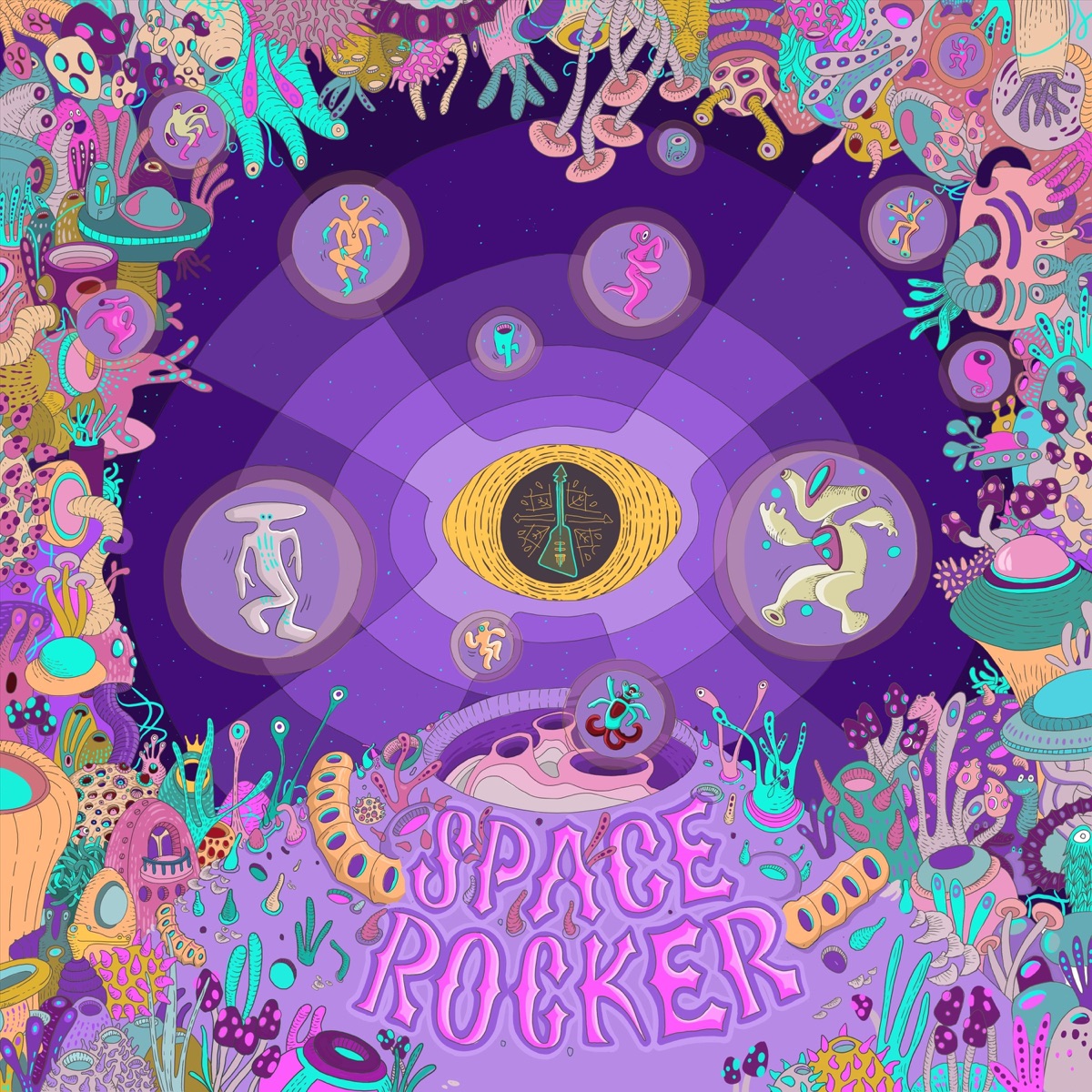 Space Rocker - Single by Neon Night Rider album cover