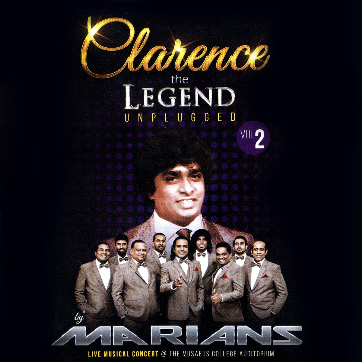 Clarence the Legend Unplugged, Vol. 2 (Live) by Marians & Nalin Perera album cover