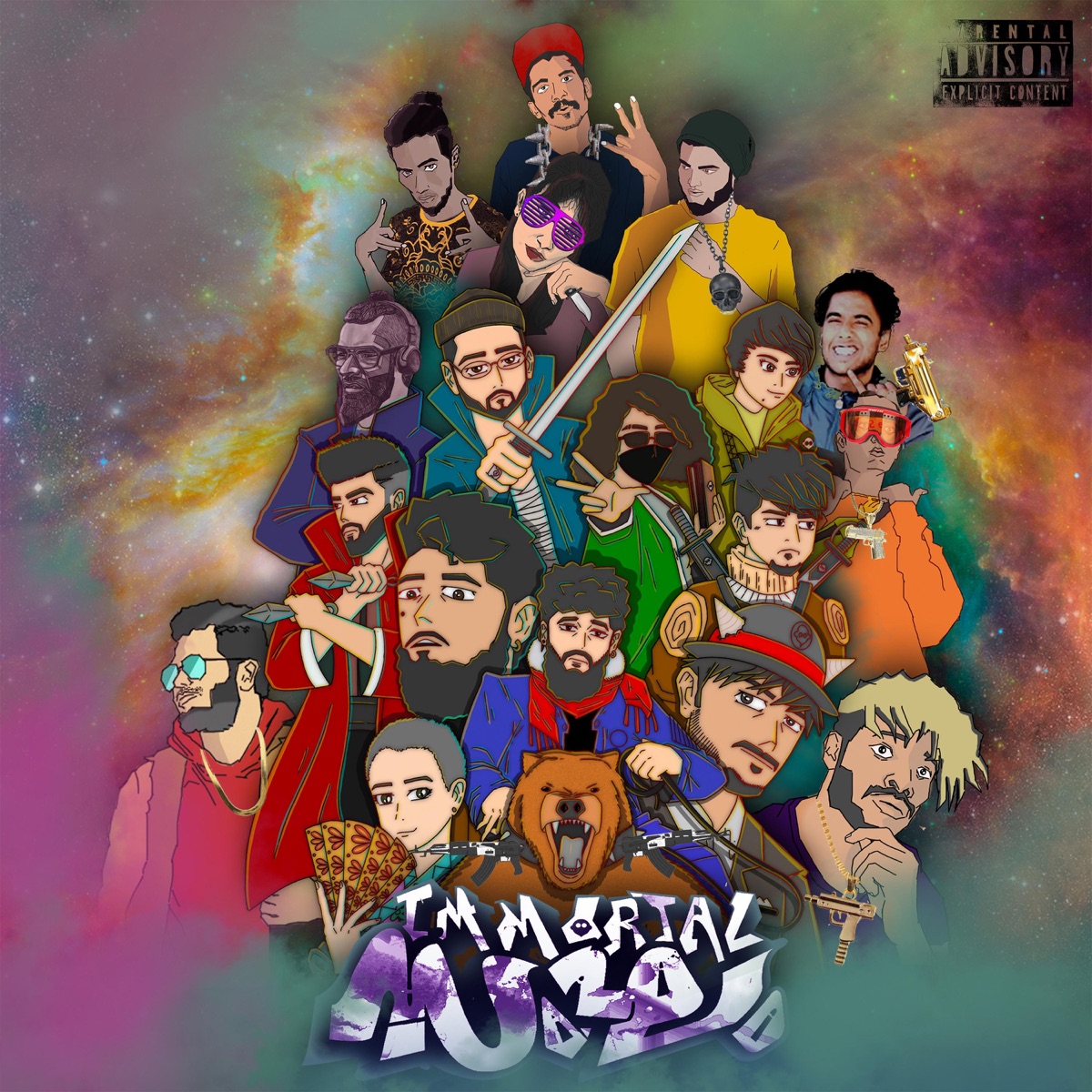 Immortal Sangham by Dopeboyghost album cover