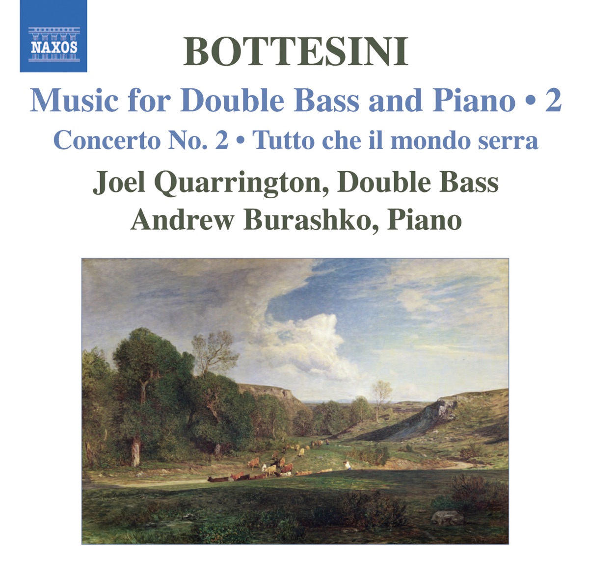 Bottesini: Music for Double Bass and Piano, Vol. 2 by Joel Quarrington, Andrew Burashko & Monica Whicher album cover