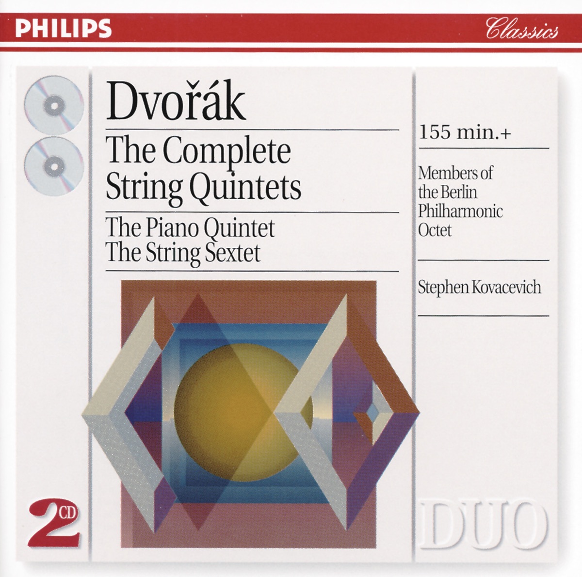 Dvorák: The Complete String Quintets by Berlin Philharmonic Octet & Stephen Kovacevich album cover