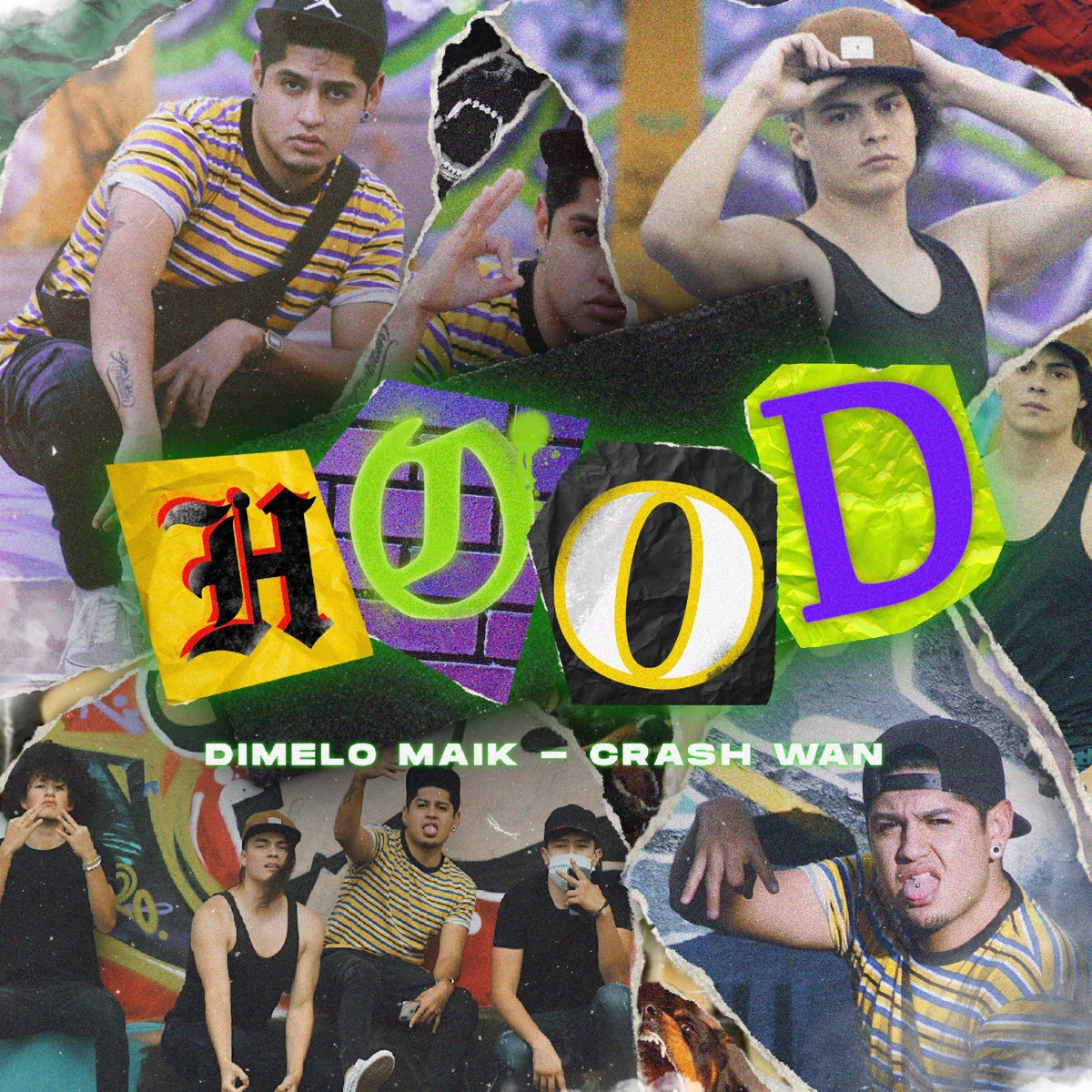 Hood (feat. Crash Wan) - Single by Dimelo Maik album cover