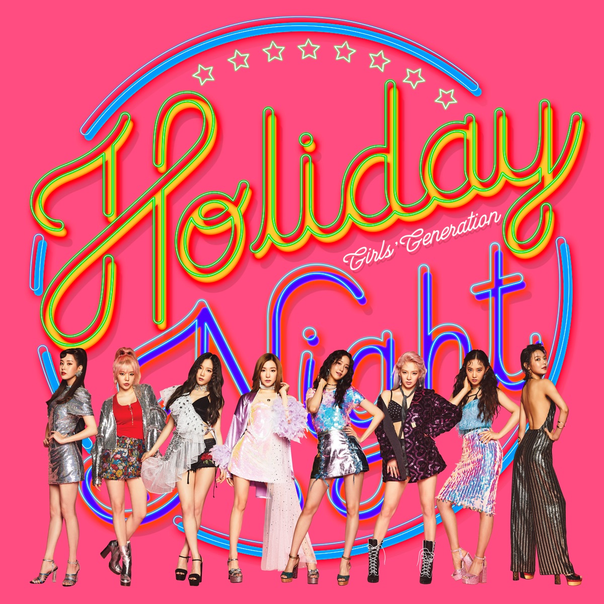 Holiday Night - The 6th Album by Girls' Generation album cover