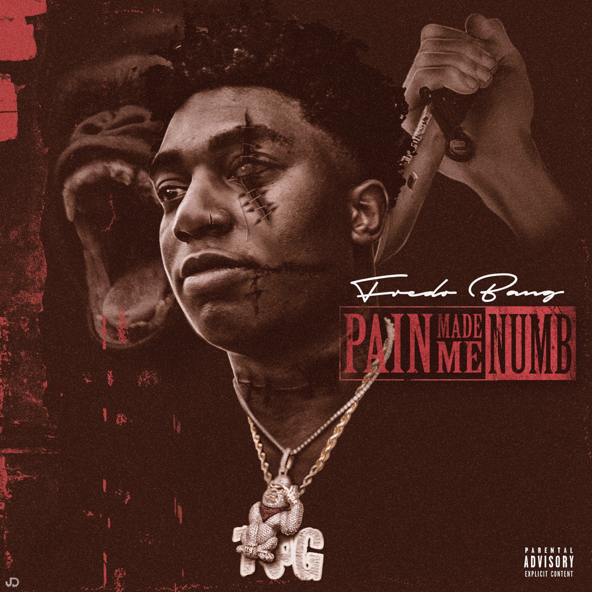 Pain Made Me Numb by Fredo Bang album cover