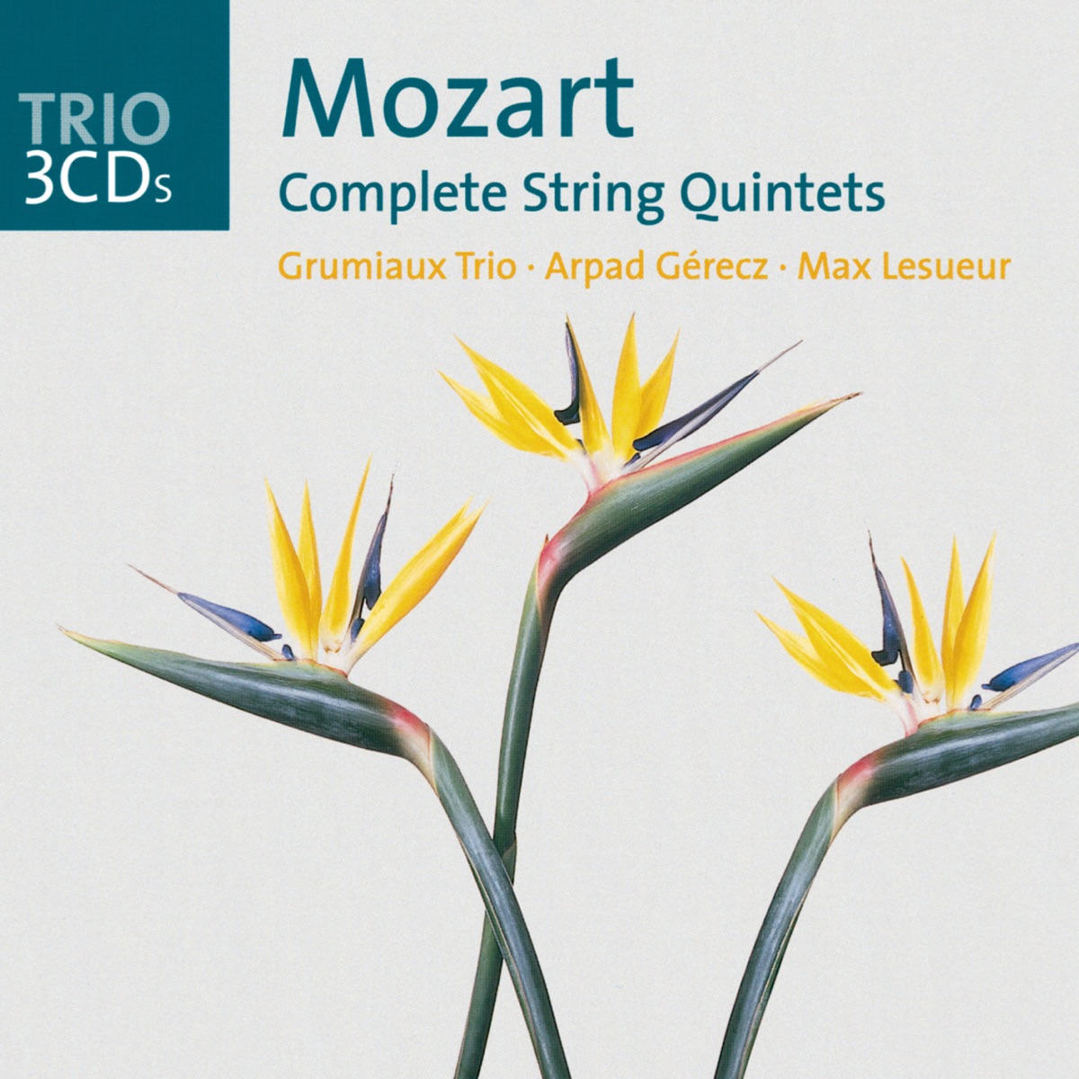 Mozart: The String Quintets by Grumiaux Trio, Arpad Gérecz & Max Lesueur album cover