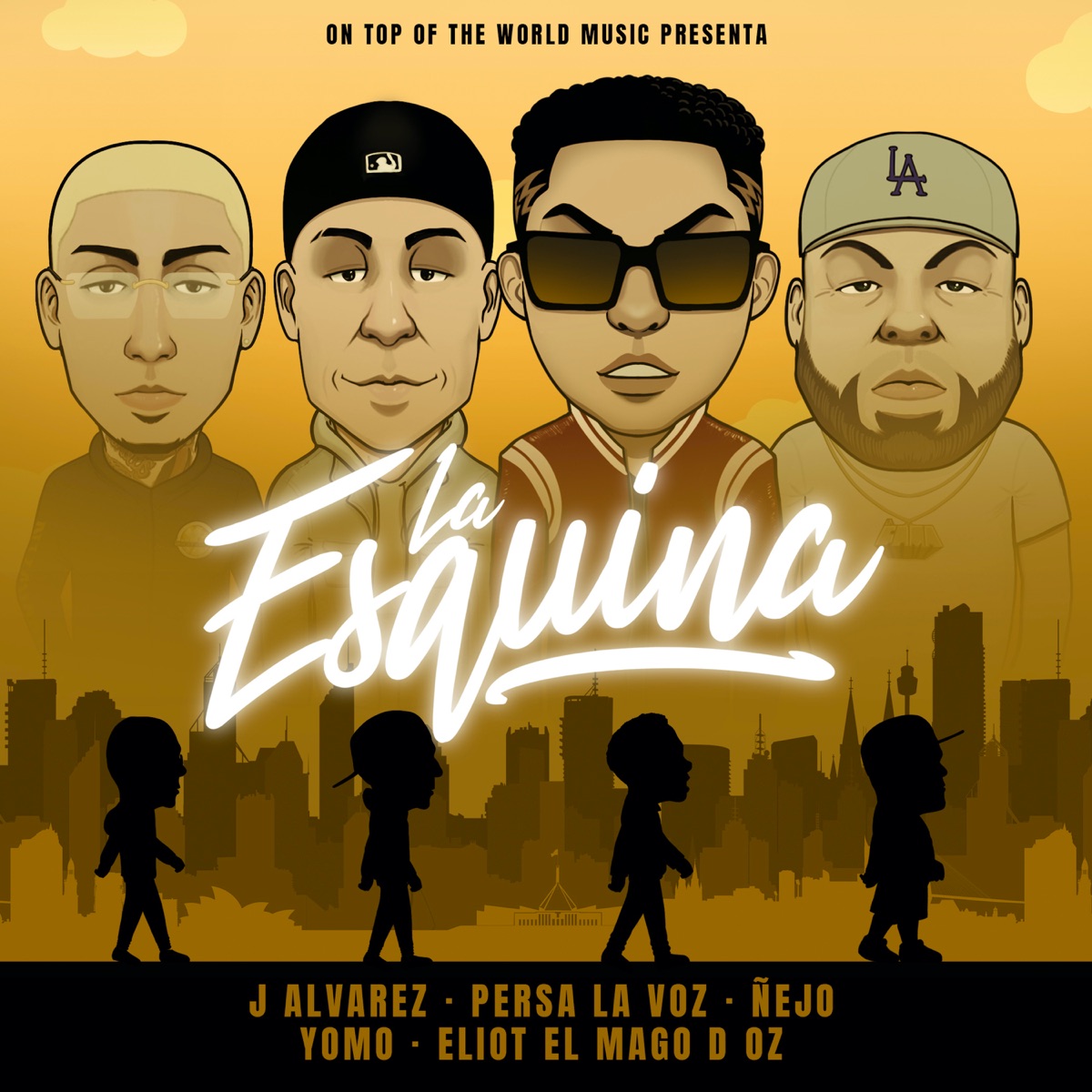 La Esquina (feat. Yomo & Eliot El Mago D Oz) - Single by J Alvarez, Persa La Voz & Ñejo album cover