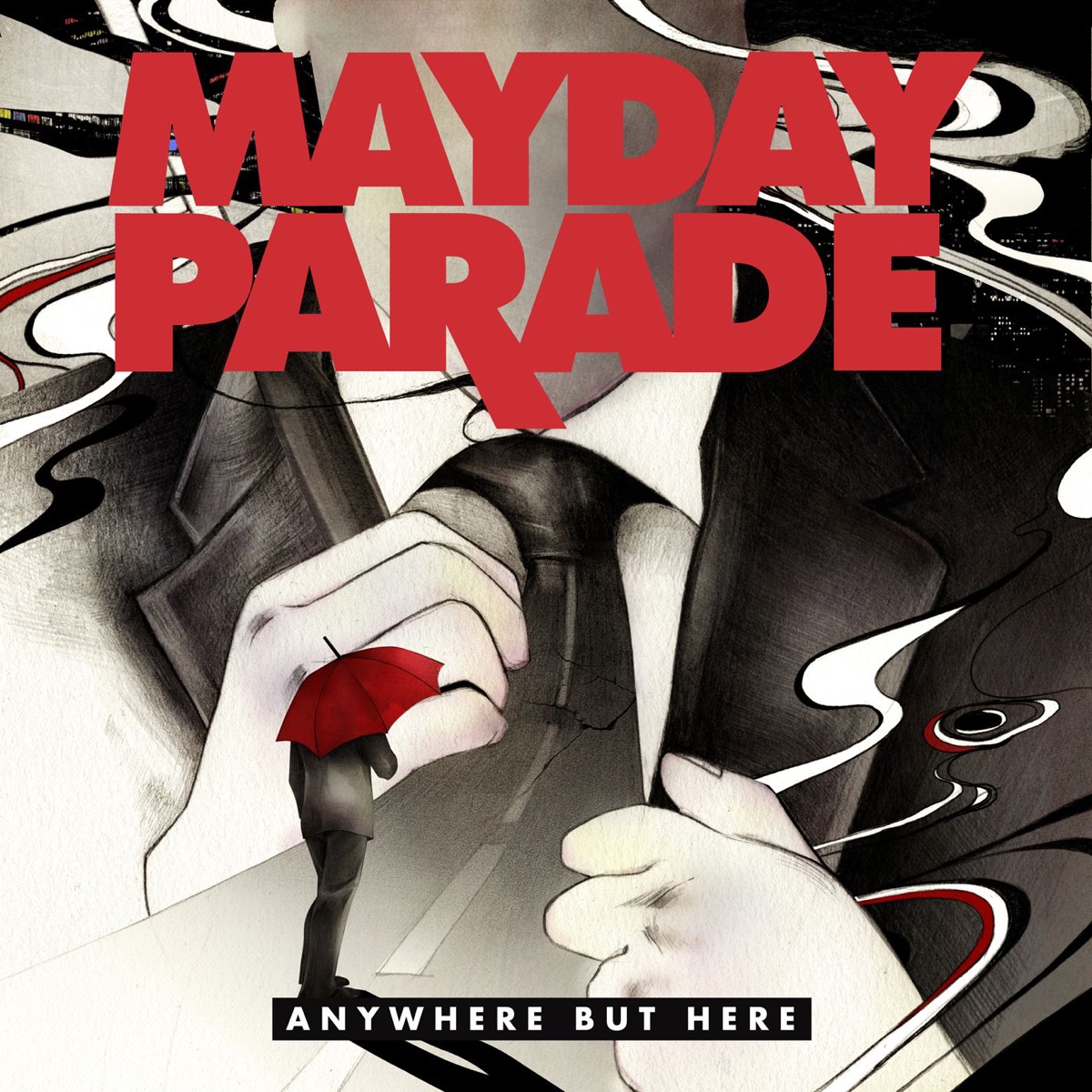 Anywhere But Here (Deluxe Version) by Mayday Parade album cover