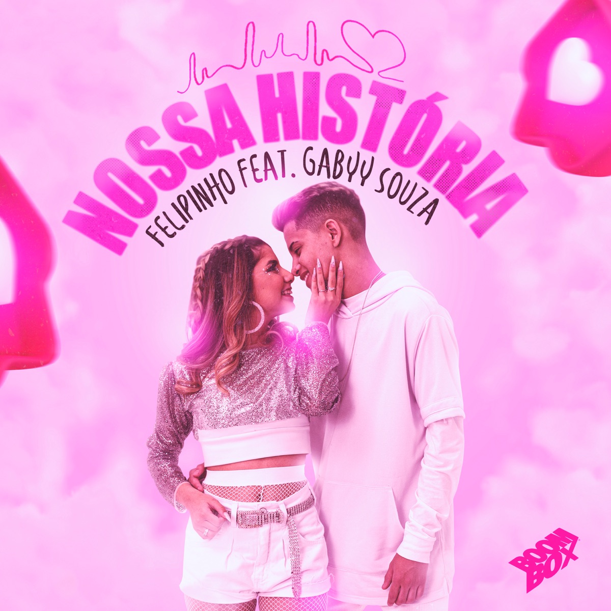 Nossa História (feat. Gabyy Souza) - Single by Felipinho album cover