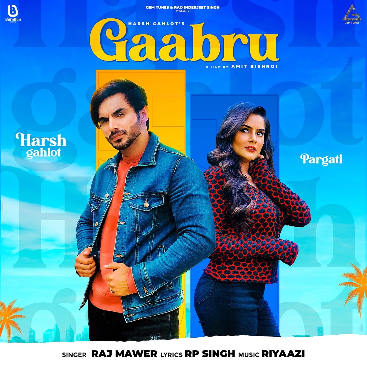 Gaabru (feat. Harsh Gahlot) - Single by Raj Mawer album cover