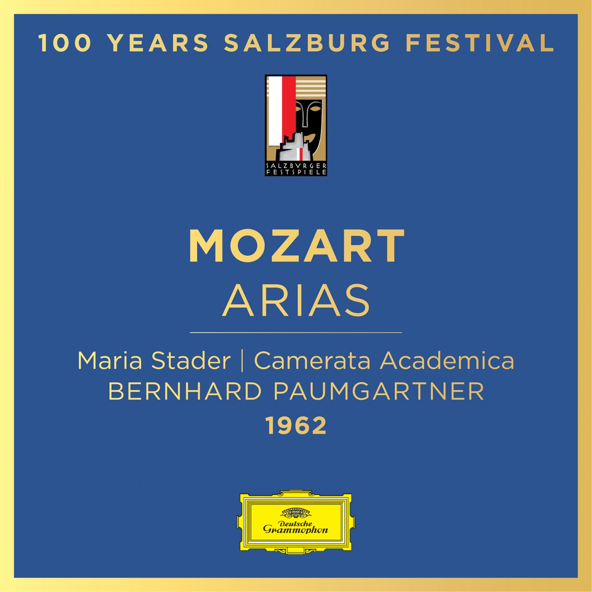 Mozart: Arias by Maria Stader, Camerata Academica des Mozarteums Salzburg & Bernhard Paumgartner album cover