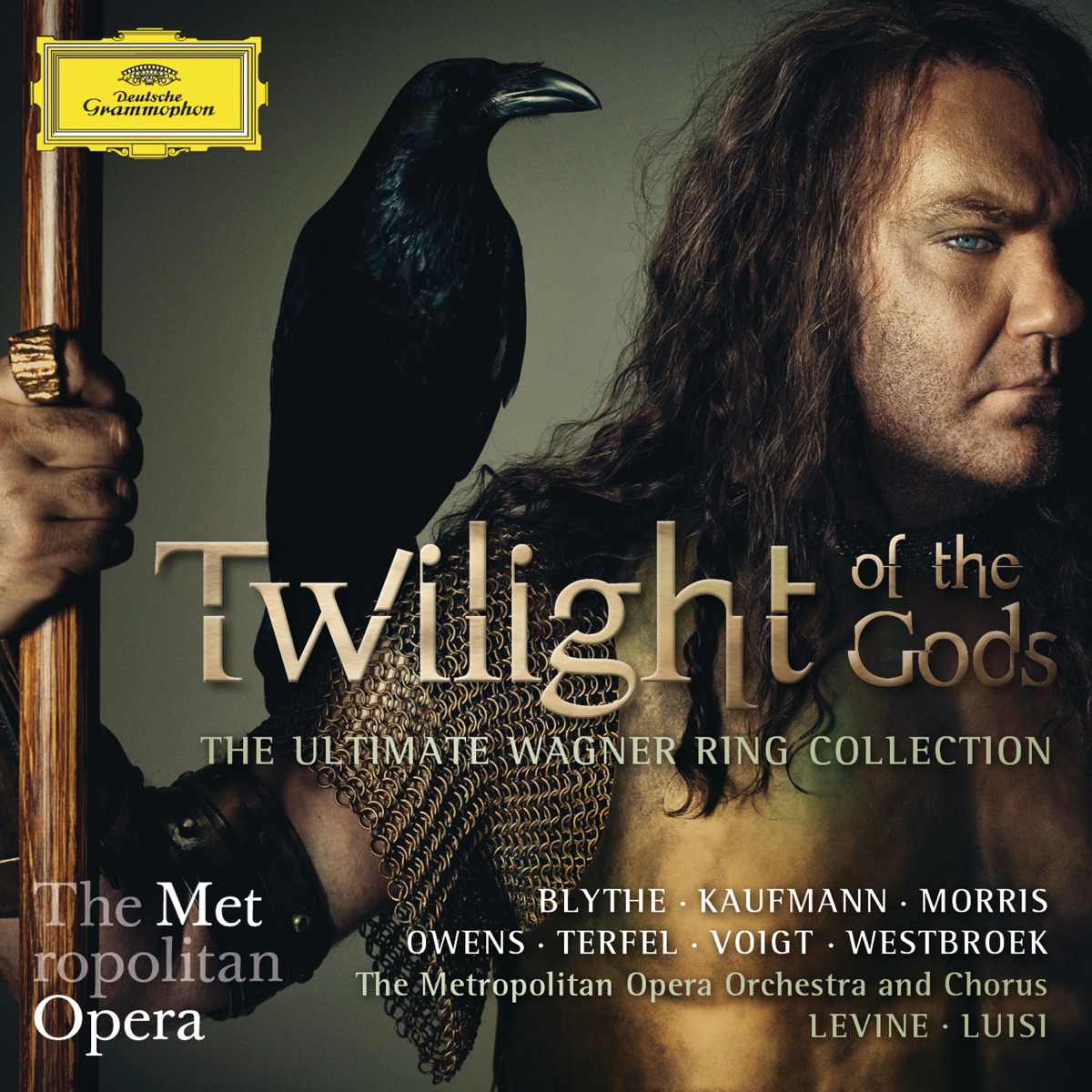 Twilight of the Gods - The Ultimate Wagner Ring Collection (Deluxe Version) by Stephanie Blythe, Jonas Kaufmann, Jay Hunter Morris, Bryn Terfel, Eric Owens, Deborah Voigt, Eva-Maria Westbroek, James Levine, Fabio Luisi, The Metropolitan Opera Orchestra & The Metropolitan Opera Chorus album cover