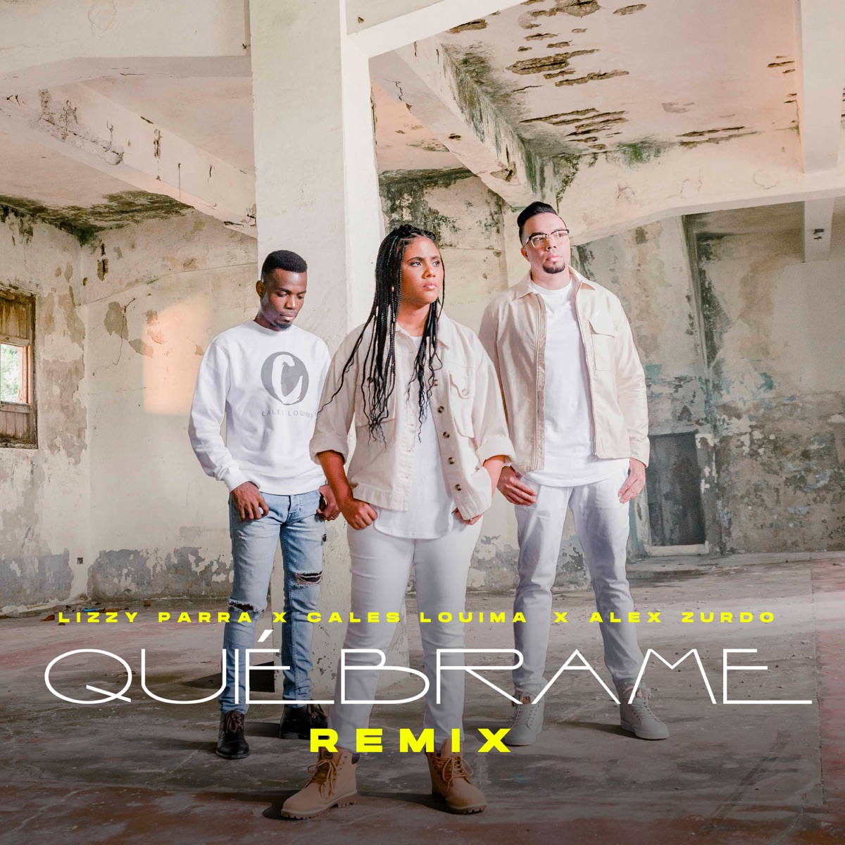 Quiébrame (Remix) - Single by Lizzy Parra, Cales Louima & Alex Zurdo album cover