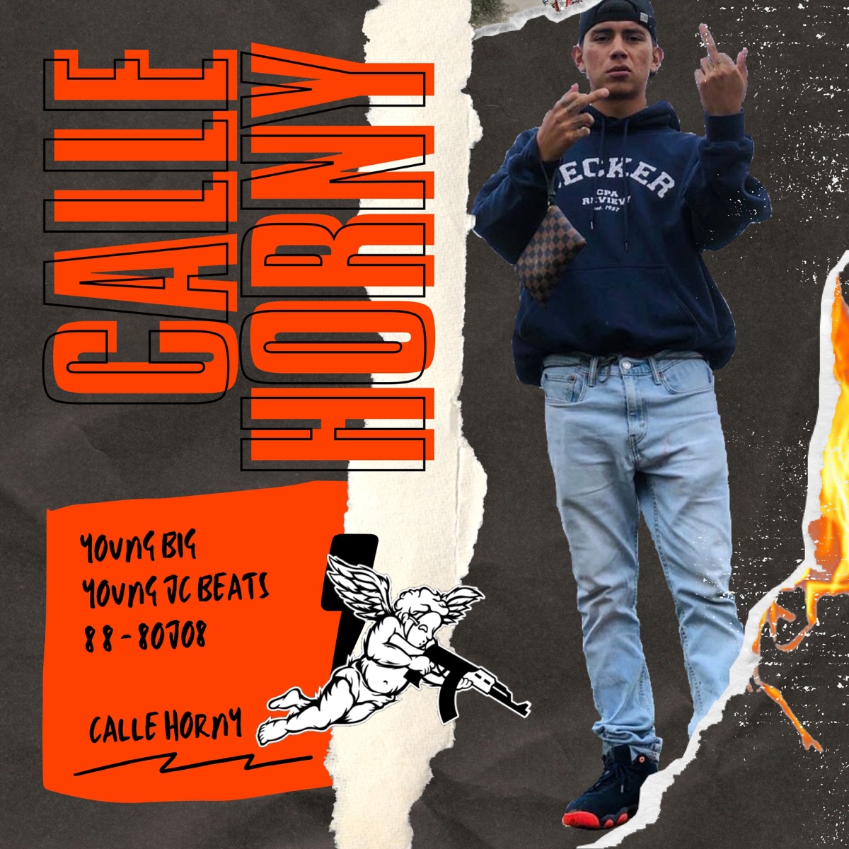 Calle Horny - Single by Young Big, 88-8jo8 & Young jc beats album cover