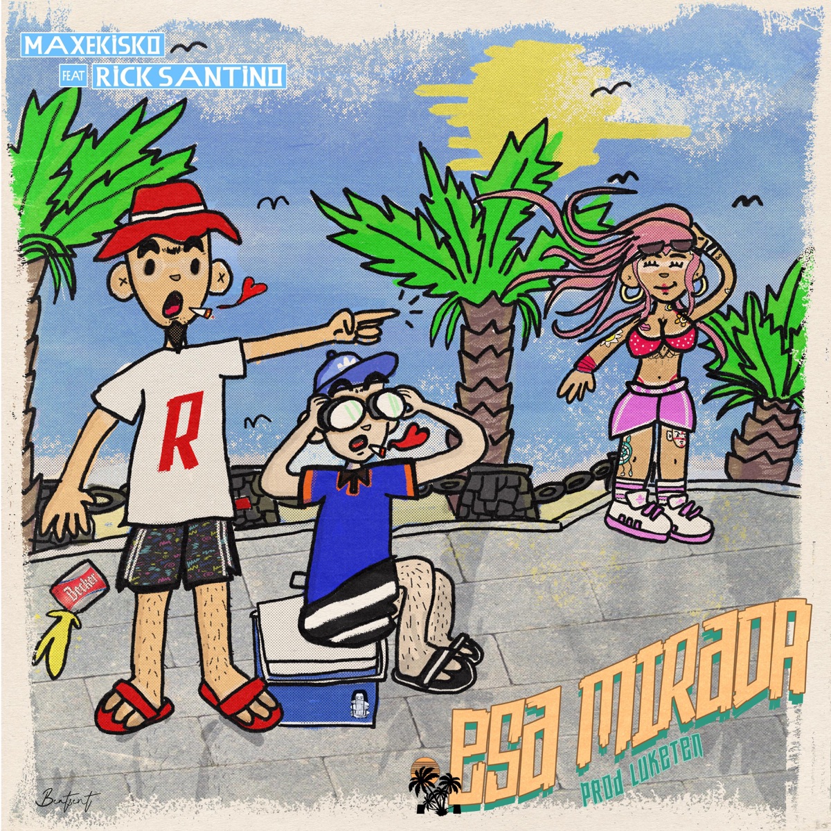 Esa Mirada (feat. Rick Santino) - Single by Maxekisko album cover