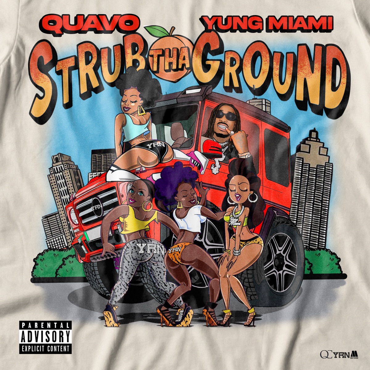 Strub Tha Ground - Single by Quavo & Yung Miami album cover