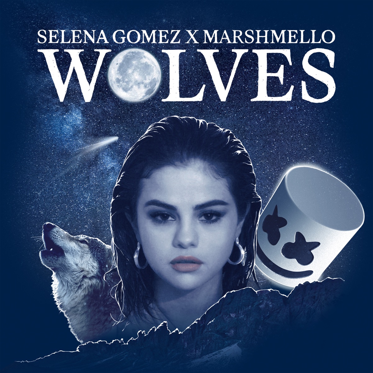 Wolves - Single by Selena Gomez & Marshmello album cover