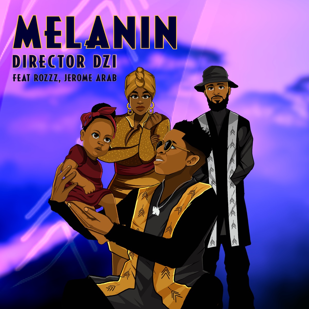 Melanin (feat. ROZZZQWEEN & Jerome Arab) - Single by Director Dzi album cover