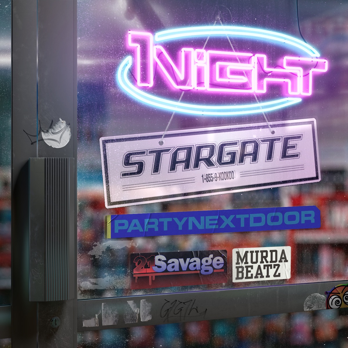 1Night (feat. PARTYNEXTDOOR, 21 Savage & Murda Beatz) - Single by Stargate album cover artwork