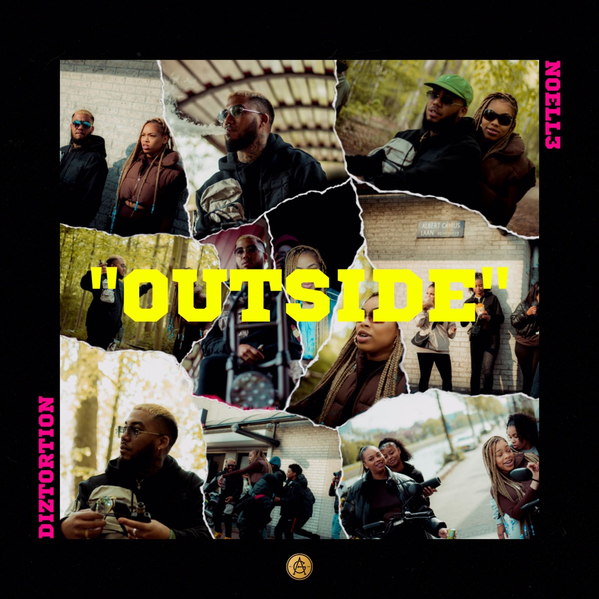 Outside - Single by NOELL3 & Diztortion album cover