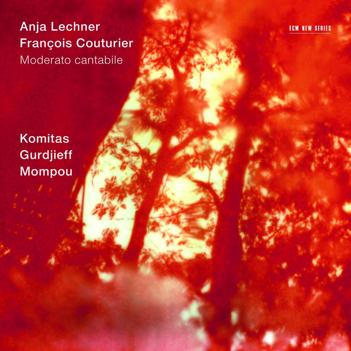 Komitas, Gurdjieff & Mompou: Moderato Cantabile by Anja Lechner & François Couturier album cover